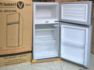 Volsmart 108l Double Door Refrigerator ,Compact Cooling Power Modern