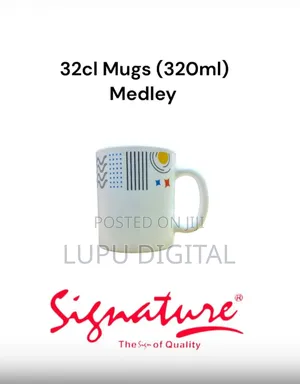 *Set of 6 Signature Cups