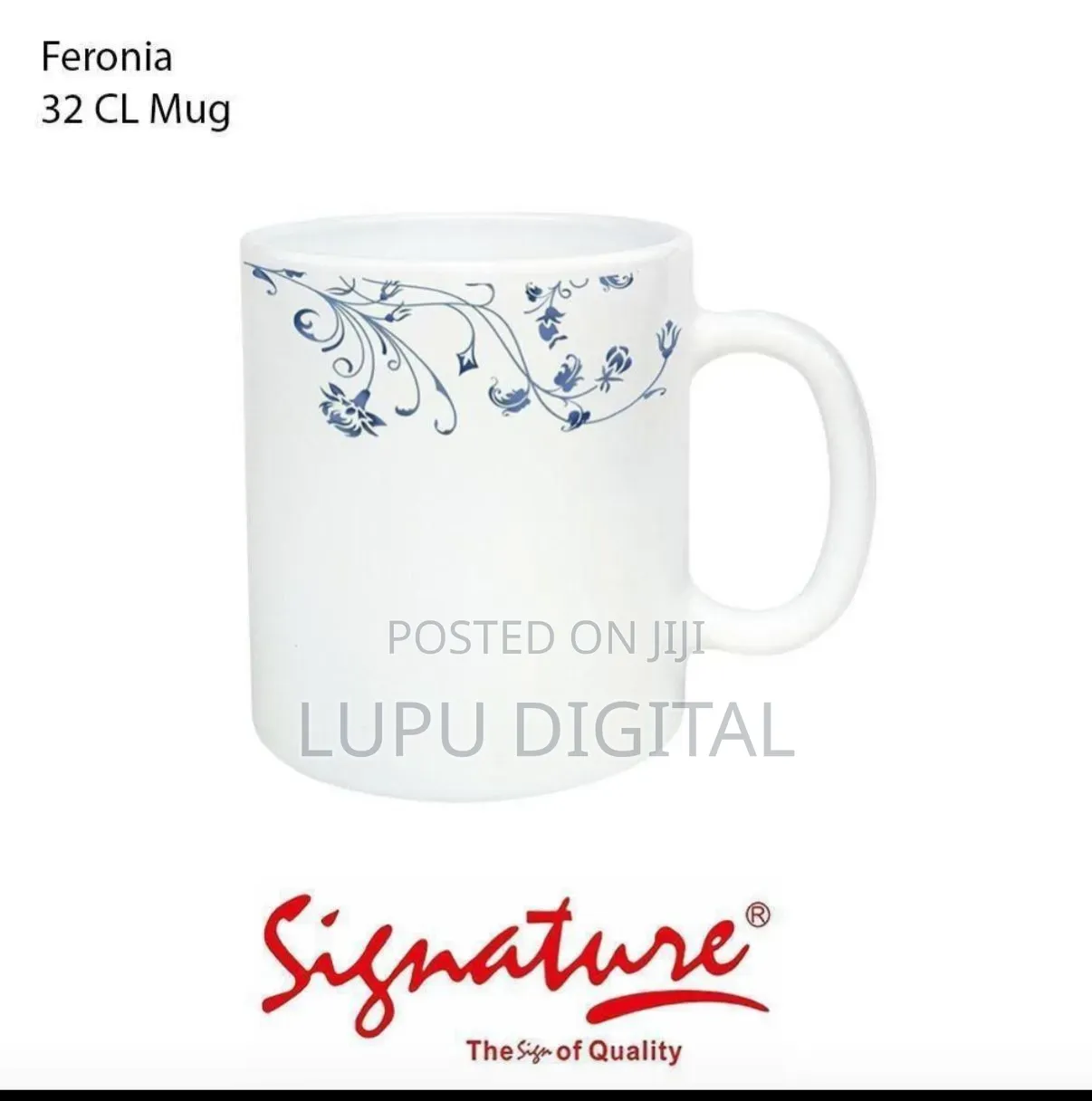 *Set of 6 Signature Cups