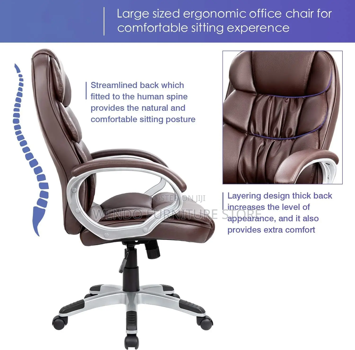 Office Chairs; Leather Executive Managers Office Chairs