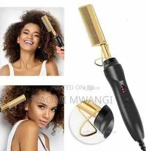 Electric Hair Straightening Curling Hot Comb,For Hair Straightening