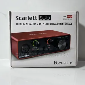Scarlet Solo Sound Card Usb Audio Interface