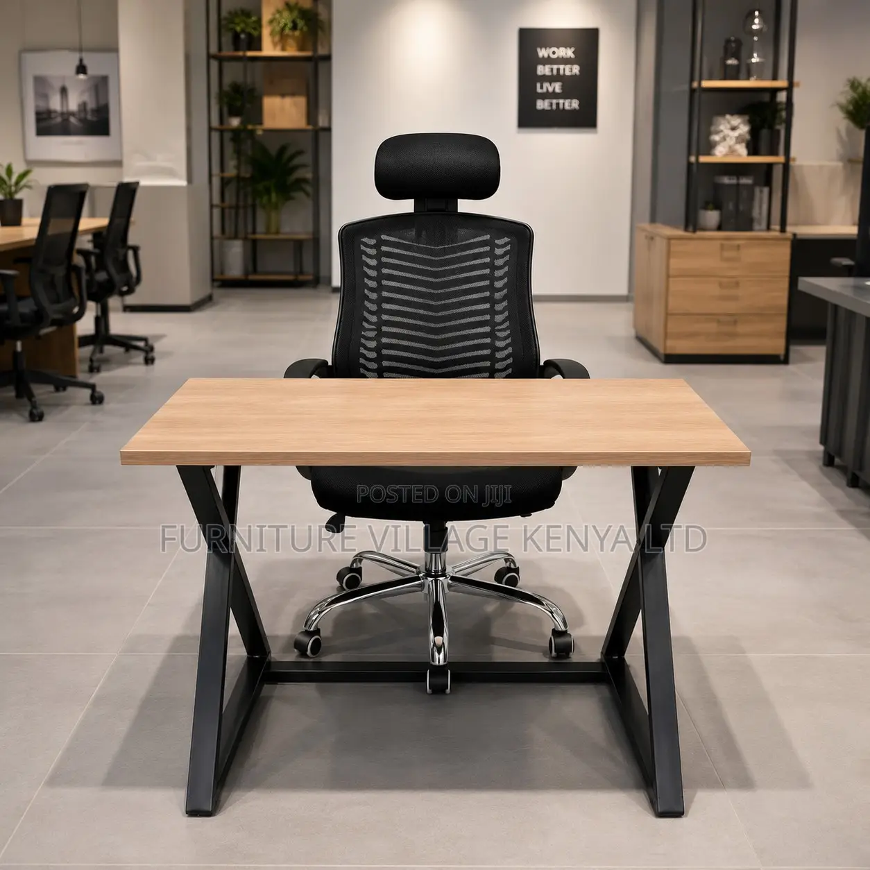 Generic Home Study Steel Desk.