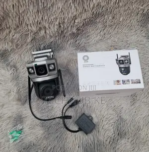 4g Security Camera With Dual Lens Night Vision Smart CCTV Camera