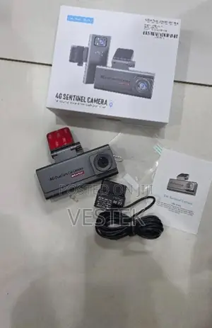 Ubox 4g Sentinel Car Camera With Gps, Live Monitoring Dual Cameras