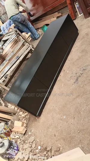 Curved Galana TV Stand Showcase Lowline Design