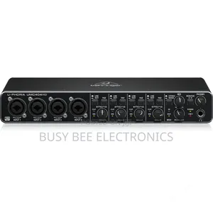 Behringer Umc404hd Audiophile 4x4, 24-Bit/192 KHZ Usb Interface