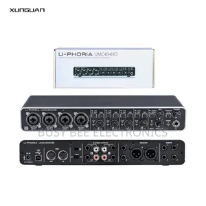 Umc404hd Recording Soundcard 24-Bit/192 KHZ Usb Audio/Midi Interface