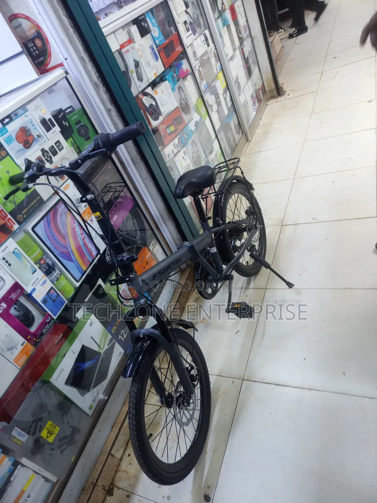 Foldable Bicycle Size 20 Black 