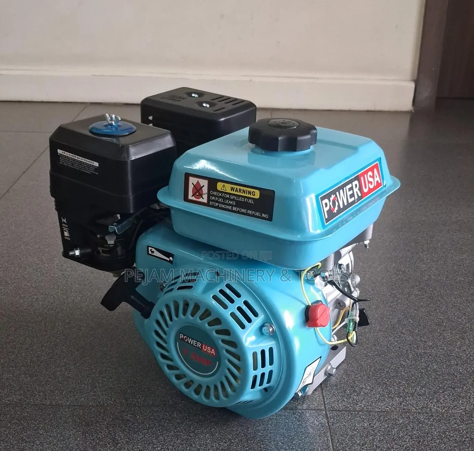 Power Usa 7.5hp Gasoline Engine Rope Start