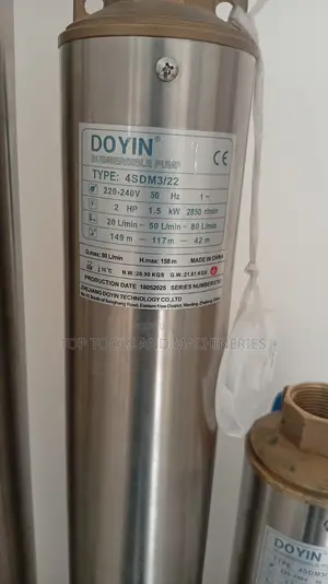 Doyin 4sdm3/22 2hp 4800l/Hr 158mtrs Head Ac Submersible Pump