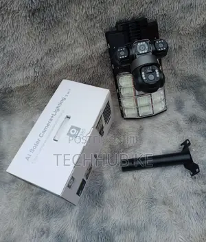 Solar Security Streetlight Camera Wireless 4g CCTV With Phone Viewing