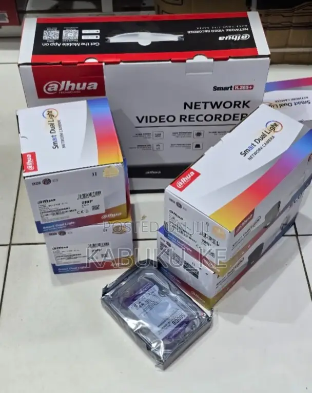 Dahua Ip Camera 4 Channel Full Kit CCTV Security Cameras