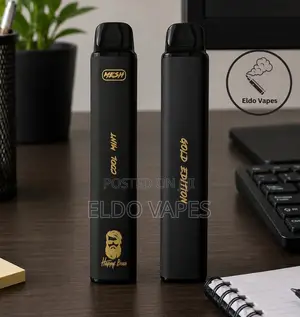 Happy Bar 3000 Puffs Gold Edition Vape - Cool Mint