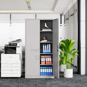 Office Cabinet : 2-Door Steel Metal Filing Cabinet