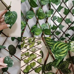 Telescopic Artificial Ivy Fence Balcony Green Privacy Wall Panel
