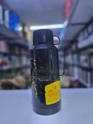 Black Marble Breakable Flask