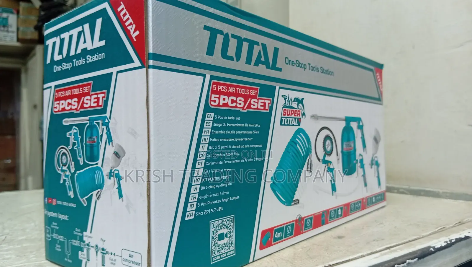Total 5pcs Air Tool Set