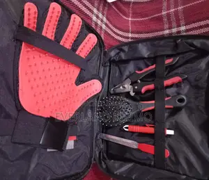 Complete Dog Grooming Brush Kit With Pet Hair Removal Glove