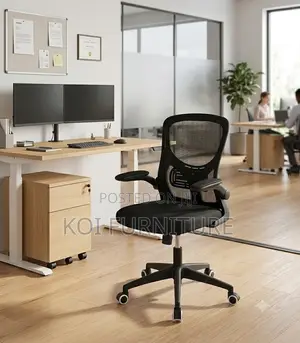 Office Chairs; Ergonomic Supportive Office Fabric Chairs