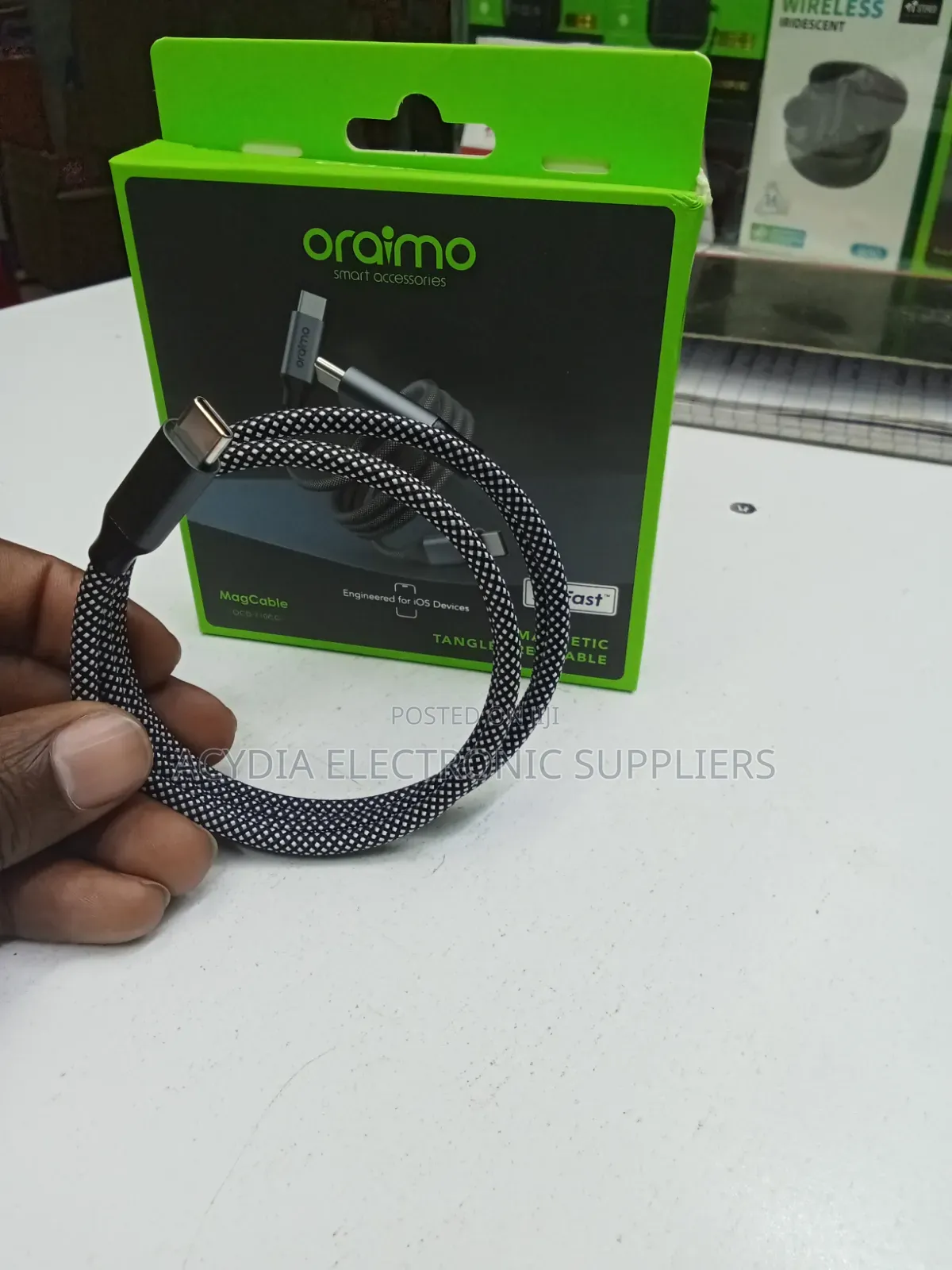 Oraimo Magcable 1m 20w Type-C to Type-C Data Cable
