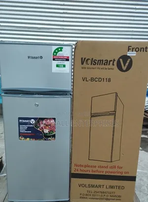 Volsmart 118 Litres Double Door Refrigerator ,Energy-Efficient Perform