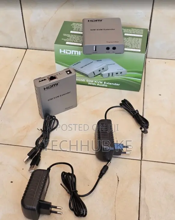 Hdmi KVM Extender 60m With Audio Usb Keyboard Mouse Extender Over Cat6