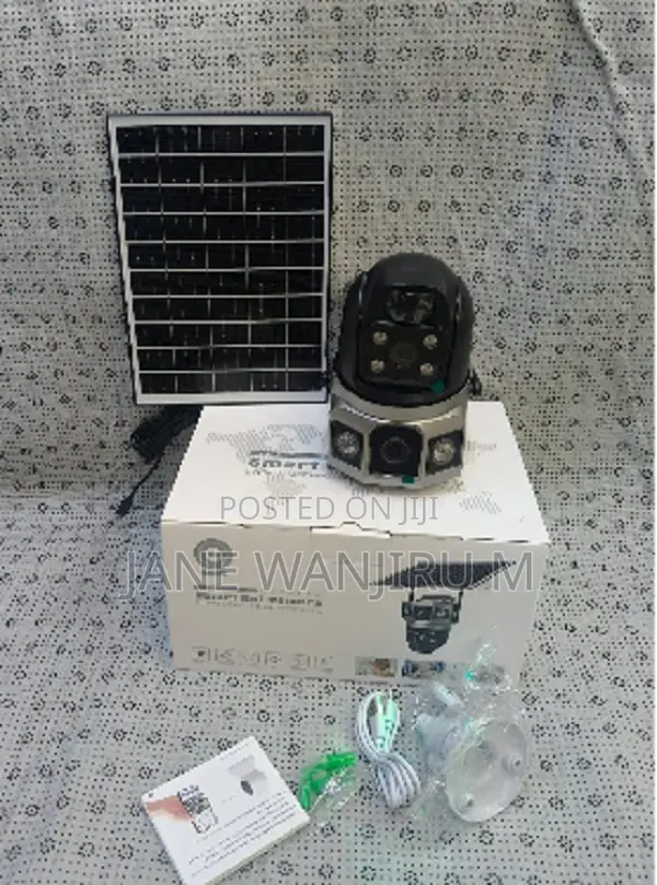 ``Advanced 4g Solar Security Camera – 360° View Protection