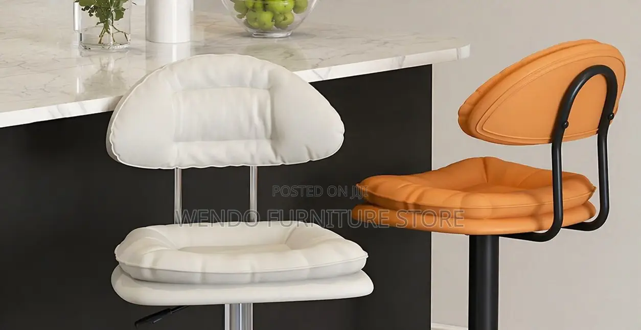 Barstools; Swivel Leather Reception Kitchen Barstools