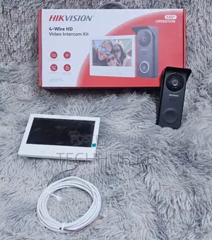 Hikvision Door Phone System Video Intercom With Screen Doorbell Camera