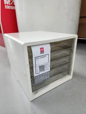 5-Drawer File Cabinet (White)! Free Delivery