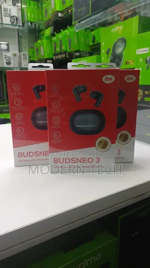 Itel Buds Neo 3 Premium Wireless Earbuds – 100h Listening Time