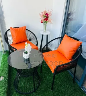Outdoor Tabla and Two Chairs