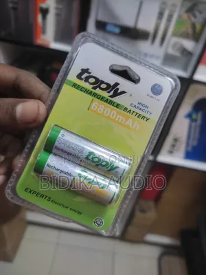 Toply Aa Rechargeable Batteries 1.2v 6800mah High Capacity (Pack of 2)