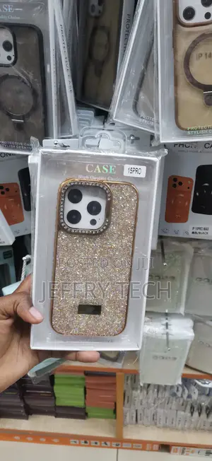 iPhone 16 Pro, Metallic Logo Accent and Built-in Camera Case.