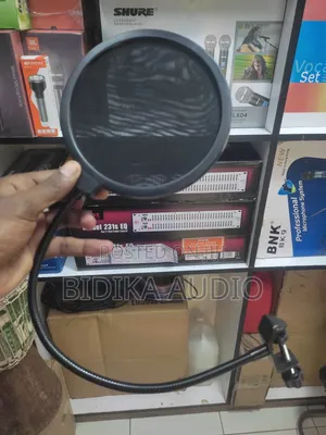 Universal Studio Microphone Pop Filter With Dual-Layer Mesh