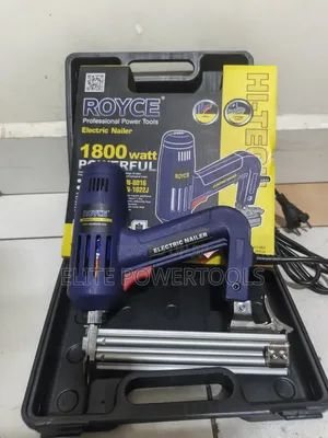 Royce 1800w Electric Nailer / Heavy Duty Electric Staple Nail Gun