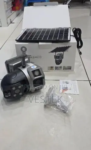 Wireless 4g Solar CCTV Camera Dual Lens,Motion Detection Night Vision