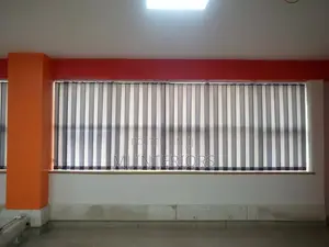 Vertical Blinds Per SQM Strong PVC Slats Durable Finish