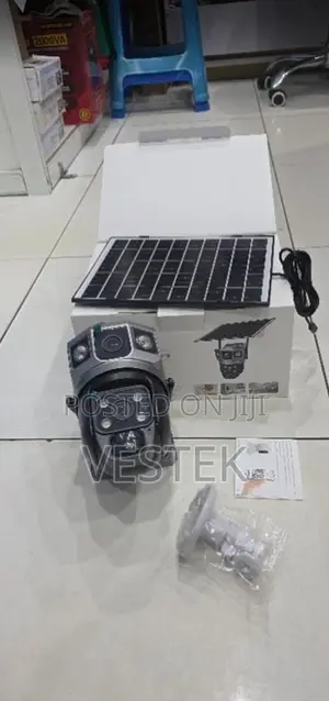 V380 Pro Dual Lens Solar Camera – 360° Outdoor Security Solution
