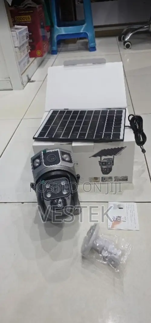 V380 Pro Dual Lens Solar Camera – 360° Outdoor Security Solution