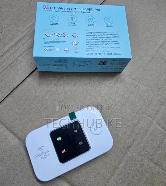5g Pocket Wifi Router | Mobile Hotspot Device With Sim Card Support