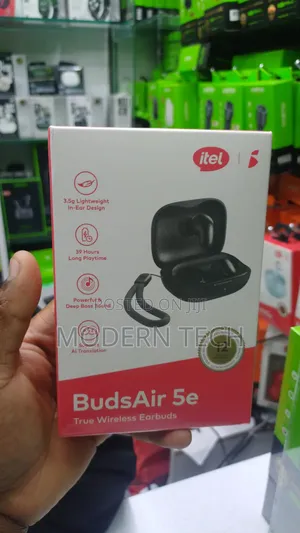 Itel Budsair 5e Wireless Earbuds – 39h Playtime, Deep Bass