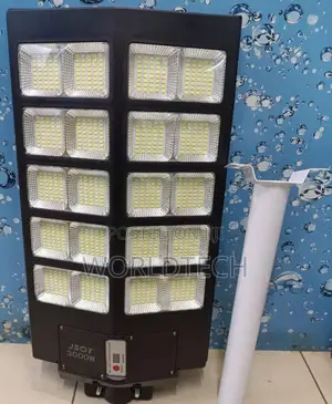 3000w Solar Street Light + Pole + Remote Control