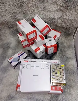 4 Channel Hikvision CCTV Kit Package DVR Camera With Remote Viewing