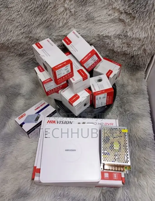 4 Channel Hikvision CCTV Kit Package DVR Camera With Remote Viewing