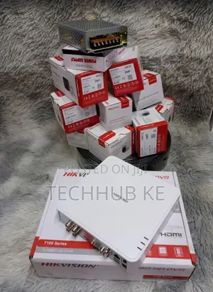 Hikvision 4 Channel CCTV Cameras Complete Installation Kit