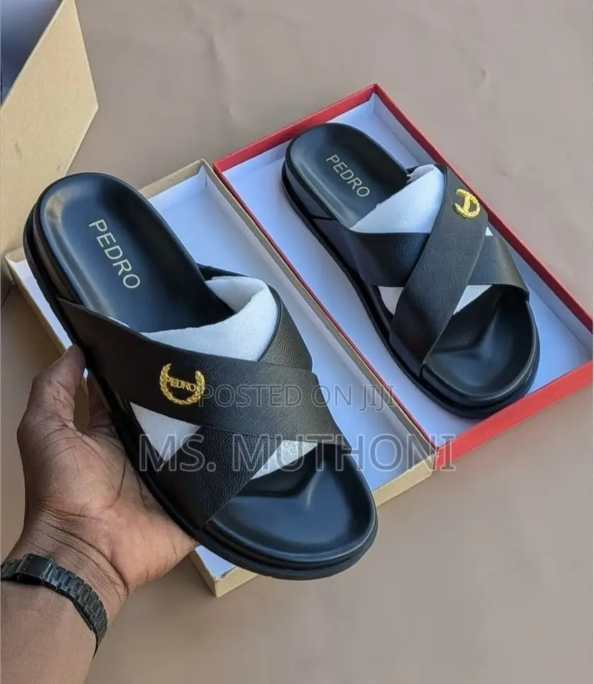 Assorted Brands Men Casual Black Sandals