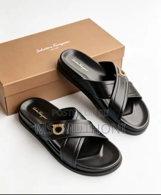 Assorted Brands Men Casual Black Sandals