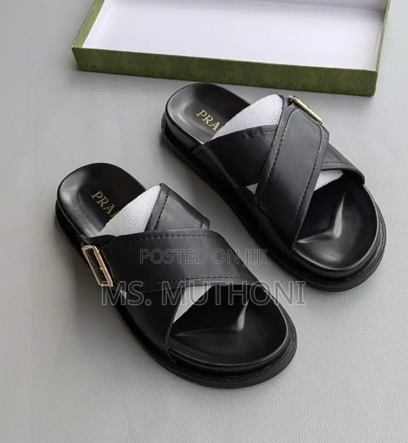 Assorted Brands Men Casual Black Sandals